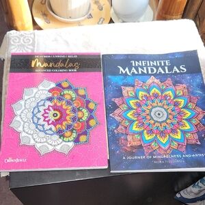Set Of Adult Coloring Books